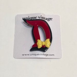 Disneyland D Unique Vintage Boutique Mickey Brooch